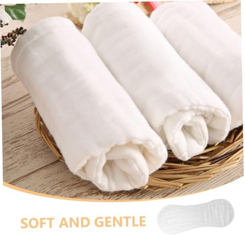 YARNOW 6pcs Muslin Burp Cloths Soft Cotton Diapers Breathable Wash Cloths for Newborns Reusable Washable Boys3