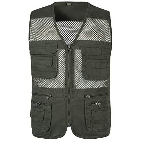 yukirtiq Chaleco de Pesca de Secado Rápido Cover