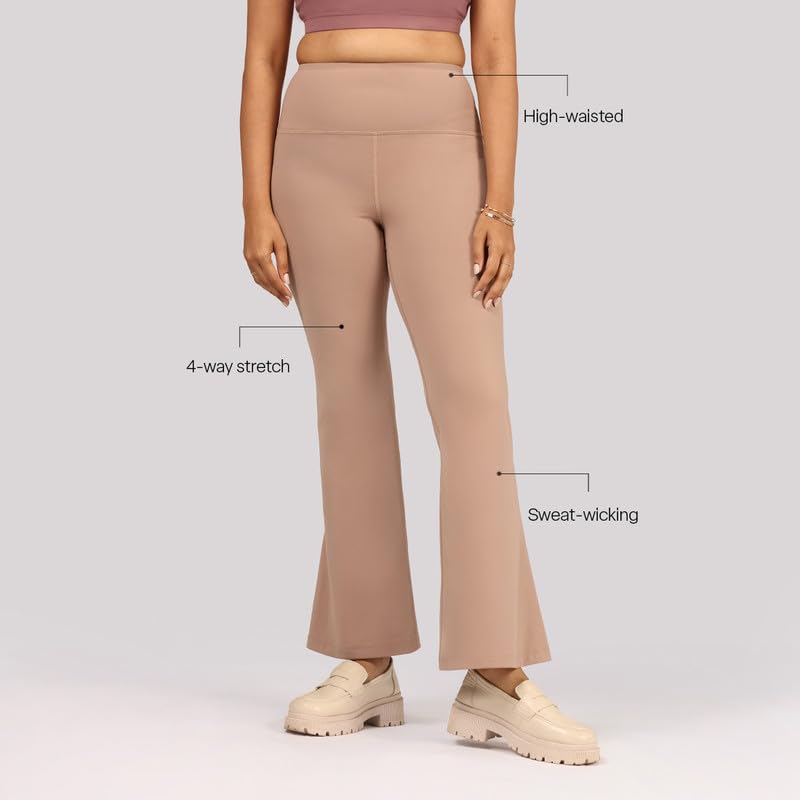 Image of BlissClub Ultimate Flare Pants Lite Tall for Women Above 5'5 ft