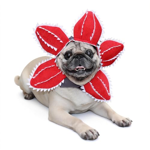 Sombrero para perros y gatos Halloween rojo ajustable S miniatura 6