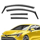 Extra Durable Window Deflectors in-Channel Window Visors Rain Guards Fit for Toyota Corolla 2020-2026 Hatchback, Sun Visors, Wind Vent for Shades, Exterior Car Accessories - 4pcs. AG0525