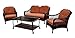 Better Homes and Gardens Azalea Ridge 4-Piece Patio Conversation Set, Seats 4
