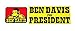 Ben Davis For President Bumper Sticker 100% Authentic, Model: , Sport & Outdoor