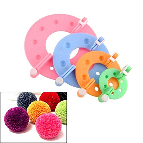 Ivyday Pom Pom Maker Weave Knitting Tool Pompon Braider Knitting Ball Making Tool Pompon Maker Cover