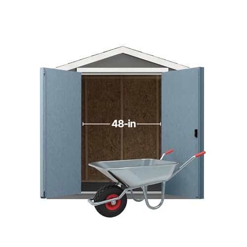 Fieldstone 8x8 Do-It-Yourself Wooden Storage Shed with Floor Kit - Does not Include Paint or Roofing Shingles - Image 3