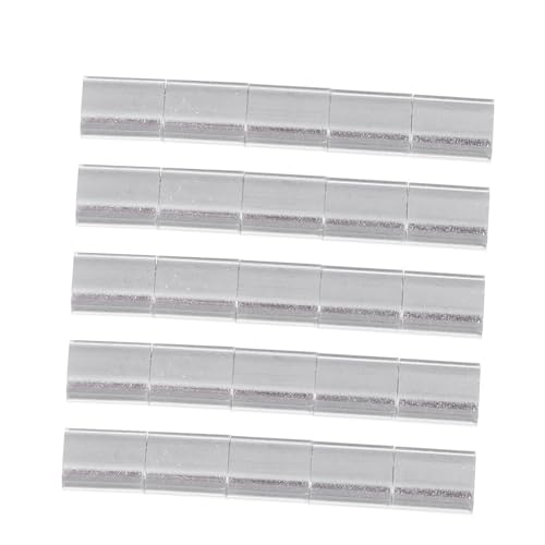 CIYODO 100 Pcs Chuck Wire Cable Ends Wire Ferrules Ferrule Cable Lugs Cable Crimping Sleeves Cable Crimping Tool Wire Rope End Cable Crimping Ends Oval Flat Hole Sleeve Aluminum Silver