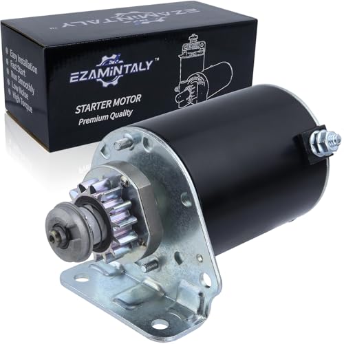 Ezamintaly Starter Replacement for Briggs and Stratton 14.5 16 16.5 17 17.5 18 18.5 19.5 HP 14 Tooth Steel Gear for Cub Cadet John Deere E100 110 D100 Toro, 593934 693551 LG693551 SE501848