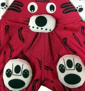 Image of Tendercare Baby Girl's & Baby Boy's Knee Length Dungaree (check sold while checking out)