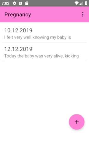 Pregnancy weekly info app