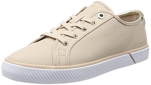 Tommy Hilfiger Tenis Vulc con Cordones, vulcanizados Mujer, Misty Blush, 39 EU