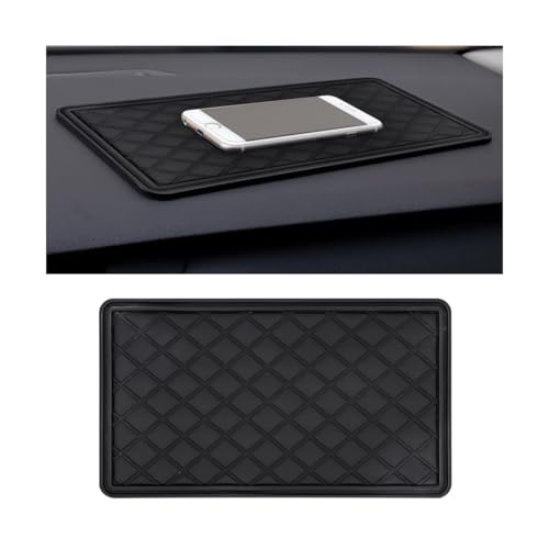 XINLIYA - XINLIYA Car Dashboard Anti-Slip Mat, Adhesive Vehicle Dash Rubber Pad, Multi-Functional Auto Sticky Gripping Interior Fixing Accessories, Universal for Vehicle, SUV, Truck (B-No Diamond, 5.7 * 8.9in)