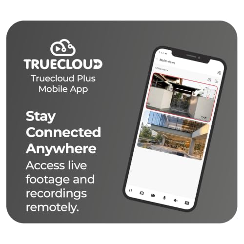 Image of Trueview 3MP 4G Dome CCTV Camera (Pack of 2) | SIM Based Security Camera | STQC Certified | All Time Color Night Vision | AI Human Detection | Two-Way Audio | 256GB Memory Card & Cloud Support
