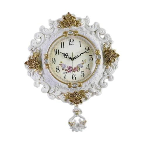 Horloge murale cuisine et salon vintage pendule silencieuse enfant
