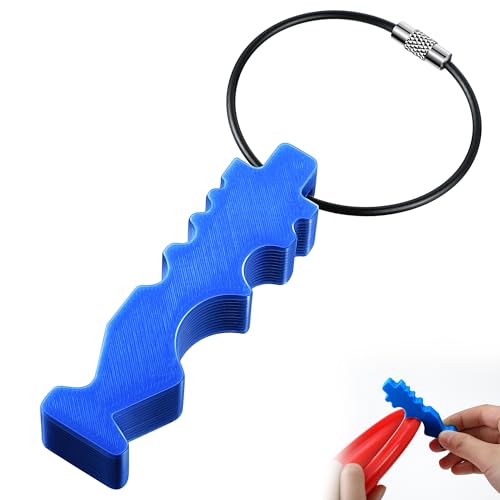 Ceoighe Repair Tool for Disc Golf, Flying Disc Maintenance Accessory for Training Competitions, Scratch Stains Fix Tool, Christmas Season Present for Flying Sport Enthusiasts (Deep Blue,1 Pack)