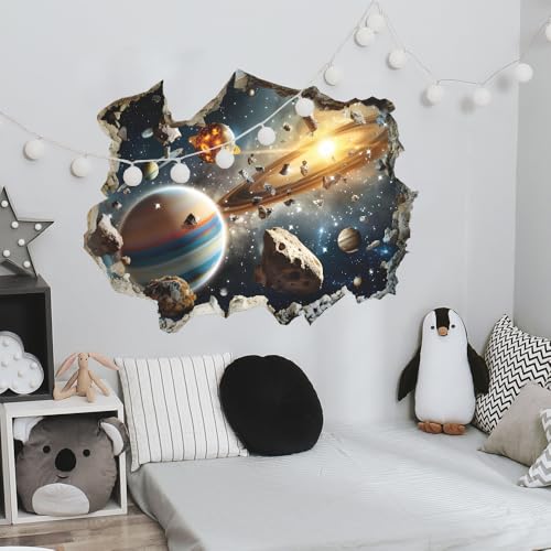 Vinilo Decorativo Espacial Galaxy 3D Universo Planeta miniatura 3