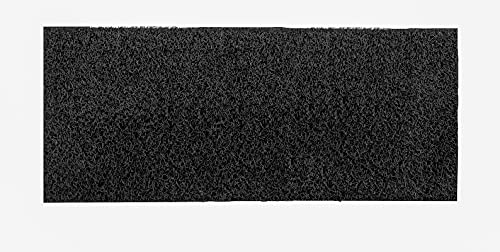 Image of PVC Cushion Square Foot Mat Main Entrance Doormat with Anti-Slip Rubber Backing for Home Bedroom Bathroom Offices Restaurants Hospitals Shops (2 X 12Feet, Brown-Beige)