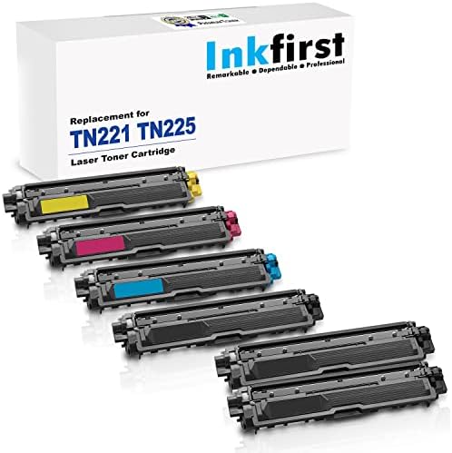 5-Pack Brother TN221 TN225 Compatible Toner Cartridges - Replacement For HL-3140CW Printers