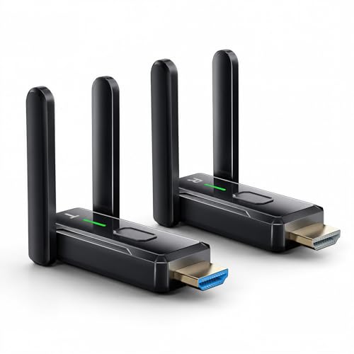 PWAYTEK Wireless HDMI Transmitter and Receiver, 0.1s 4K 1080P Black by PWAYTEK - Used condition - US$61.81