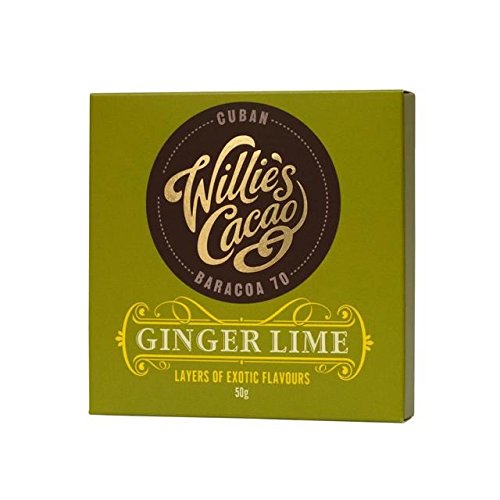 Willie's Cacao Dark Chocolate with Ginger Lime - 50g