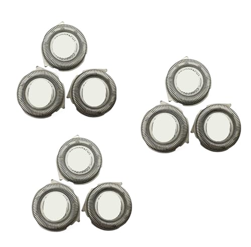 3個のカミソリ交換ヘッド SH30/52 Sh30 Sh50 Sh50/52 S6000 S1000 Series5000、Philips S5000 S5340 S5140 S5400と互換性あり、シェーバーヘッドを交換してください(9pcs)