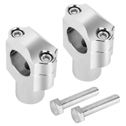 Abrazaderas Elevadoras Manillar 25mm Kit de Soporte Negro Moto 3