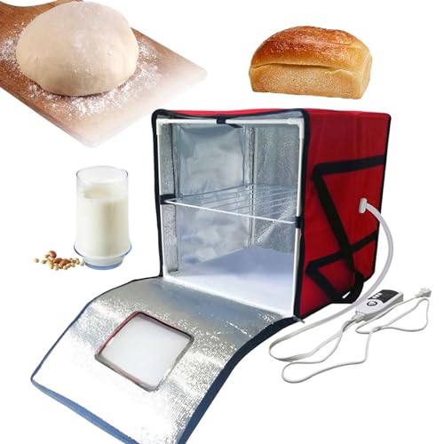 Caja de fermentación de masa controlada por temperatura con temporizador para pan casero, pizza, yogur y queso