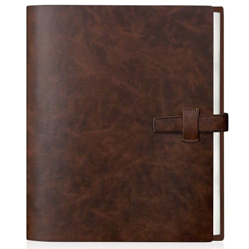 Miaikoe Fotoalbum 6x4 320 Fotos, Leder Cover Album mit 20PCS Kraftpapier...