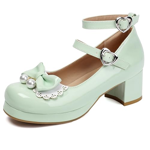 Mary Janes femme bout carré pour pieds sensibles : talon moyen et plateforme 34-48
