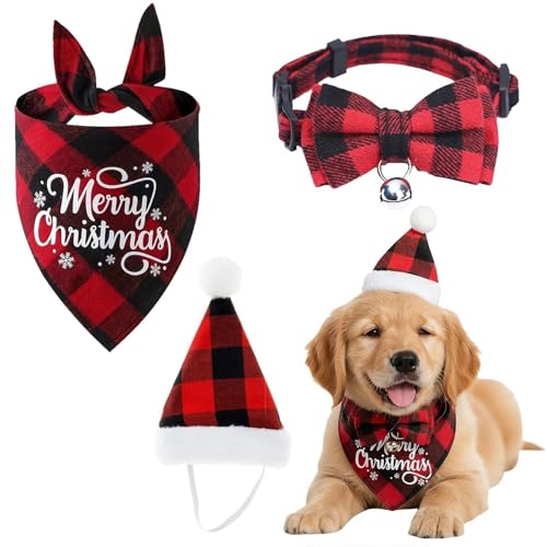 Conjunto Disfraz Navidad 3 Piezas para Perro Pequeño