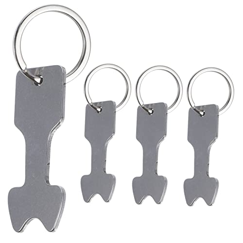 Homoyoyo 4piezas Accesorios para Llaveros De Carrito Compra Llaveros Extraíbles para Usar Supermercados y Tiendas