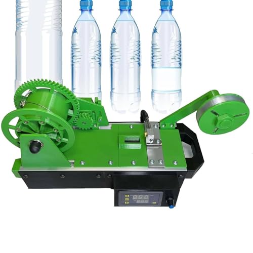 Máquina para fabricar filamentos de escritorio, 500-1000 G/H extrusión de botellas de plástico, recicladora de impresora 3D con control digital de temperatura para proyectos ecológicos