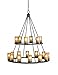 Currey-Black Candle Chandelier-9077