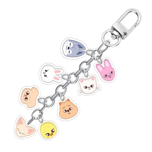 Stray Kids Llavero, Stray Kids SKZOO, Llave Colgante Para Niños De 8 Piezas, 13cm...