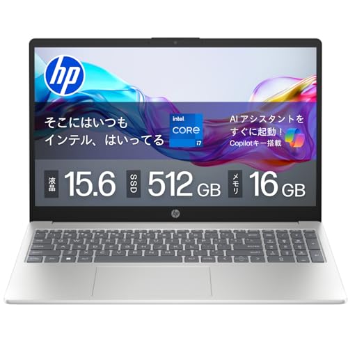 HP m[gp\R HP 15-fd 13 Ce Core i7-1355U vZbT[ 16GB  512GB SSD Bluetooth wF ^ i`Vo[ WPS Office 1Nԃ[J[ۏ Copilo