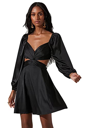 ASTR the label Women's Anamaria Dress, Black, Small at Amazon Women's Clothing store ASTR the label Women's Anamaria Dress, Black, Small at Amazon Women's Clothing store
