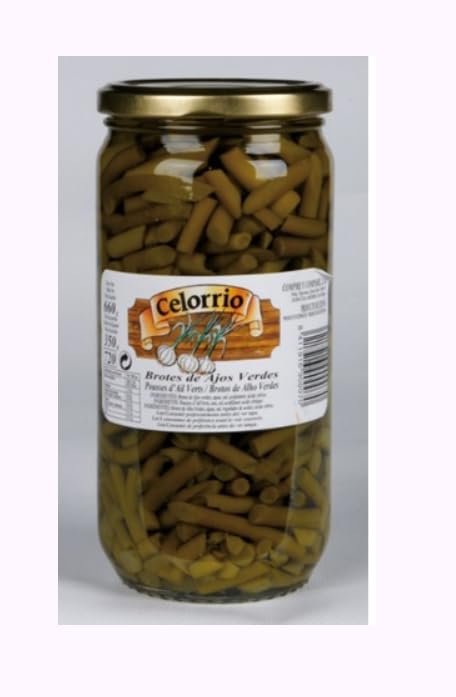 Brotes de Ajos Verdes, Grüne Knoblauchsprossen im Glas, 660g, 3er Pack