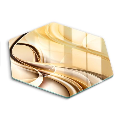 Planche à découper induction de haute qualité Wallfluent hectagonale 40cm - 2