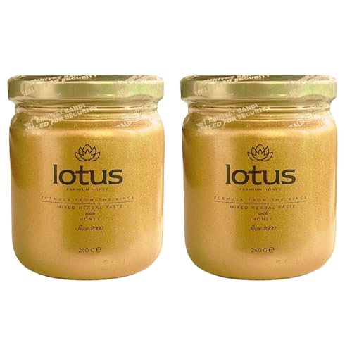 Lotus Premium Honey 240gr Macun Extra Stark für aktive Männer Tribulus Terrestiris und Maca Formula (2 Stück)
