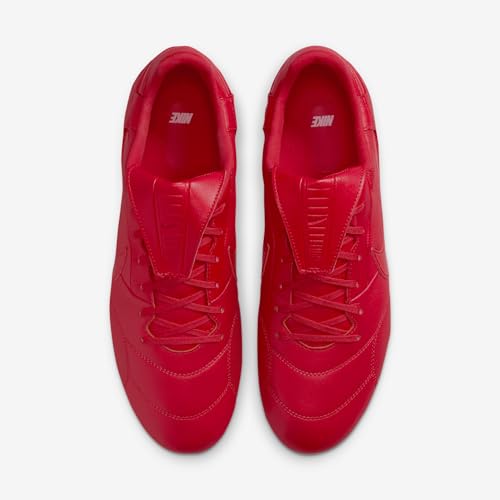 Nike Premier 3 FG Low-Top Soccer Cleats (HM0265-600, Fire Red/White)4