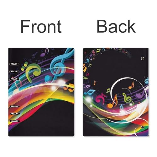 Carnet de notes coloré A5 en cuir synthétique pour vos réunions et projets - 3