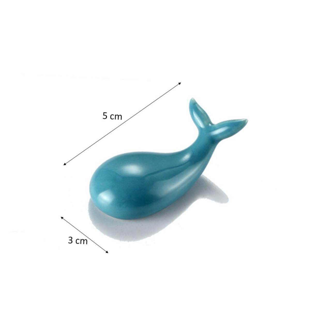 Amosfun 12 Pcs Porte-Baguettes en Porcelaine Cuillère Reste Cuillère Fourchette Porte-Couverts Porte-Ustensile Baguettes Porte-Argenterie Baguettes Reste Rack Porte-Cutie Baleine