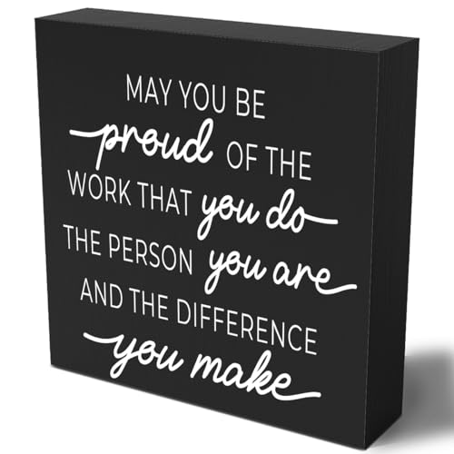 Office-Decor-Wood-Sign-Desk-Decor-Goodbye-Gifts-for-Coworkers-Inspirational-Black-Wooden-Box-Sign-for-Home-Office-Shelf-Cubicle-Counter-Tabletop-Living-Room-Bedroom-Sitter Office Decor Wood Sign Desk Decor Goodbye Gifts for Coworkers Inspirational Black Wooden Box Sign for Home Office Shelf Cubicle Counter Tabletop Living Room Bedroom Sitter