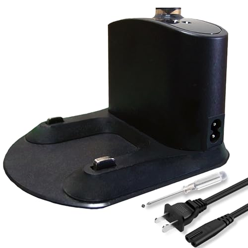 AURUNHO Roomba Charging Base, Roomba Charger Dock, Replacement Roomba Docking Station for Roomba for Roomba 500 600 700 800 900 e5 e6 i1 i3 i4 i6 i7 i8 Series -with North American Line Power Cord