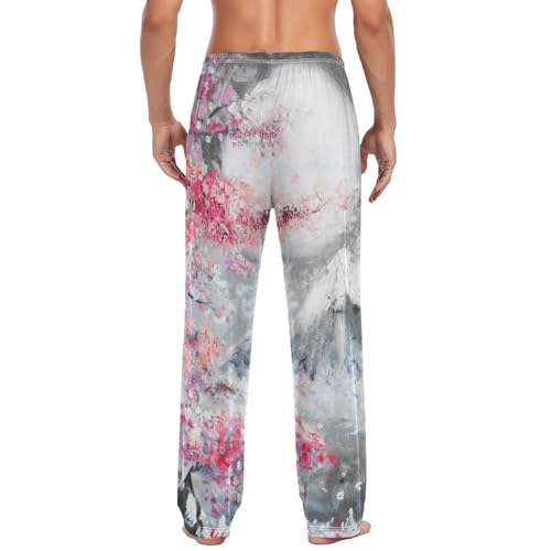 Snake Skin Reptile Men's Lightweight Open-Hem Lounge Pants2