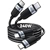 Rocoren 240W USB C to USB C Cable 2...