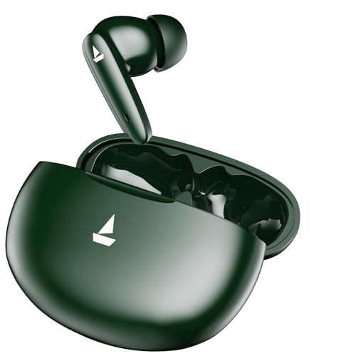Image of boAt Airdopes 161 Pro in Ear Earbuds(Green Cyan)