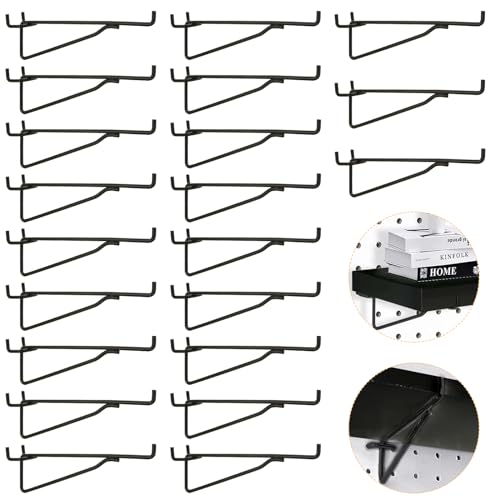 20 Pack Pegboard Shelf Hooks, 6