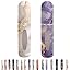 Grey and purple marble