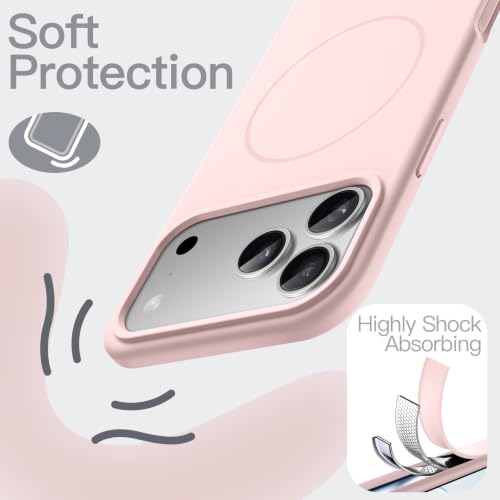 Image of JETech Magnetic Silicone Cover Case for iPhone New Pro, Light Pink