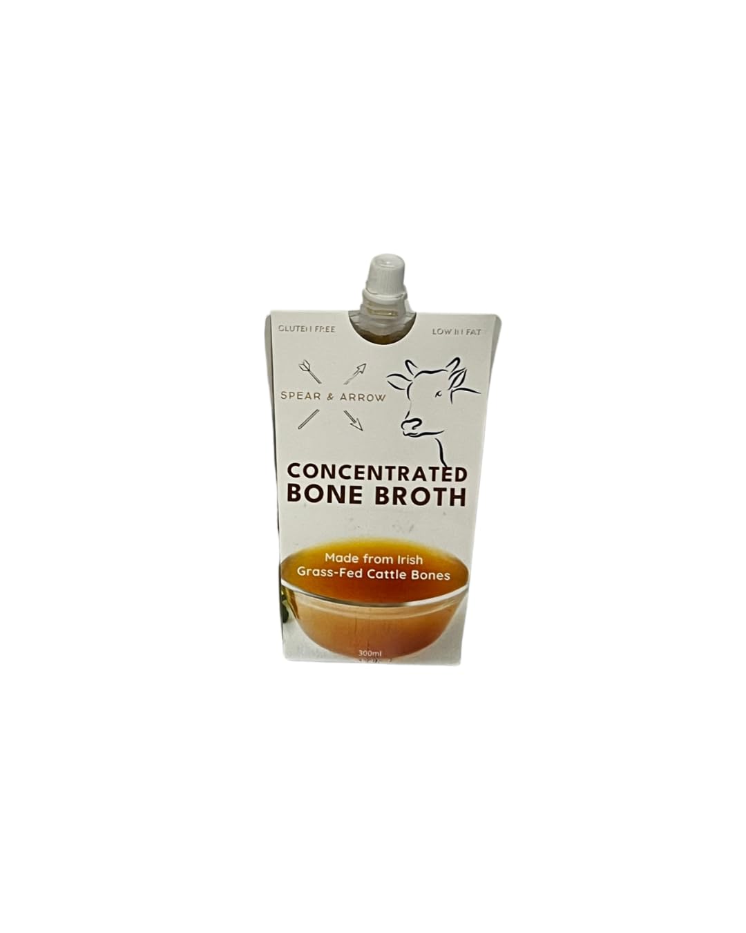 Caldo de hueso 100% natural de alta calidad (2 unidades) – 1 caldo concentrado de hueso de res de 300 ml y 1 caldo de hueso concentrado de 500 ml de cúrcuma y jugo de jengibre – sin sal añadida
